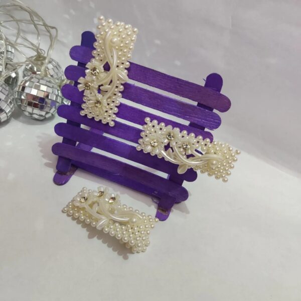 Tic Tac Hair Clips ( Set of 2 ) - Image 3