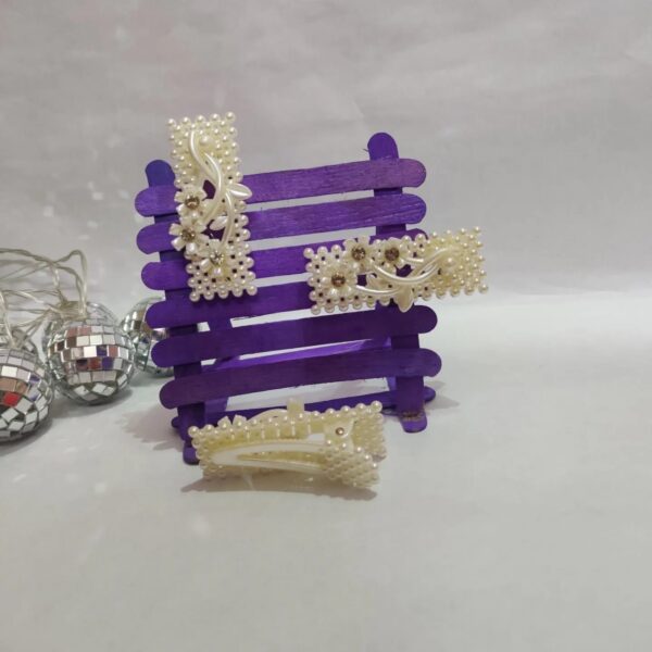 Tic Tac Hair Clips ( Set of 2 ) - Image 2