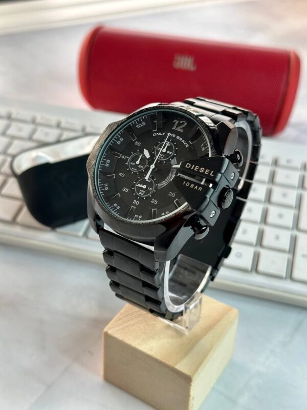 Diesel 10 BAR WATCH Beautiful Black Only the Brave Dial-RCWT2059